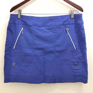 Jamie Sadock Golf Skort 16 Blue Skirt pockets skinnylicious tennis pickle ball